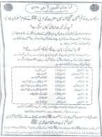 Pamphlet distributed in Pishawar