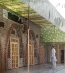 Kalima in Ahmadiyya mosque over-painted black