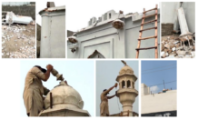 Police demolish the minarets of Ahmadiyya worship place in Bahawalnagar