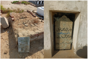 Ahmadiyya graves desecrated