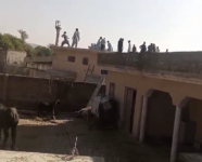 Minarets of Ahmadiyya mosque demolished and niche damaged in Kotli